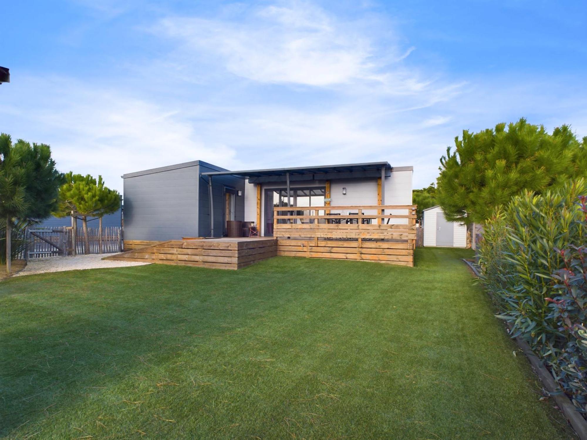 Beau Chalet Pour 4 Pers - Acces Piscine Chauffee Bretignolles-sur-Mer Exterior photo